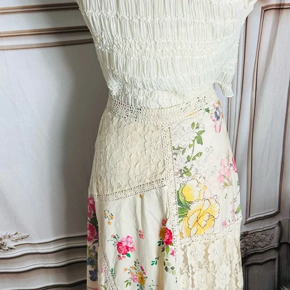 Reba Cream Floral Maxi Skirt - Picture 12 of 12